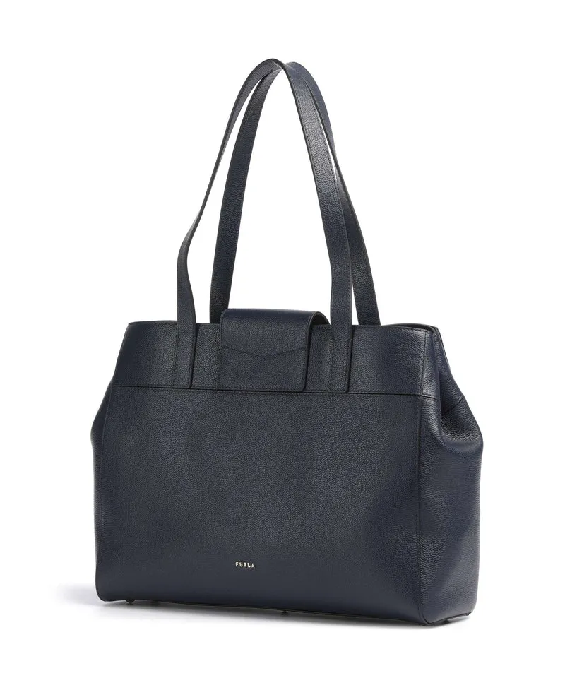 Furla Amelia L Shopper ink blue