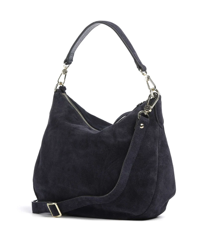 Abro Suede Juna Small Beuteltasche navy