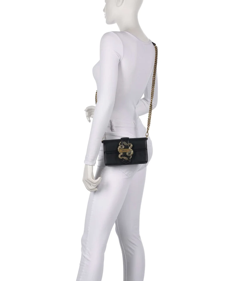 Just Cavalli Iconic Snakes Umhängetasche black