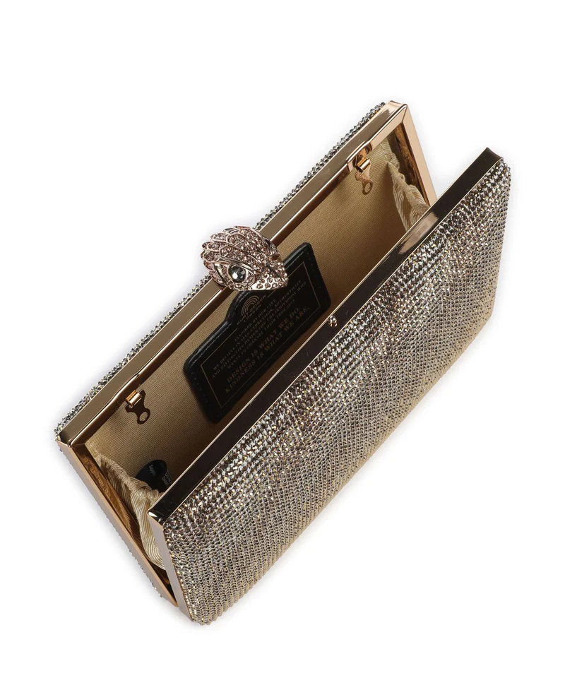 Kurt Geiger Kensington Crystal Clutch beige