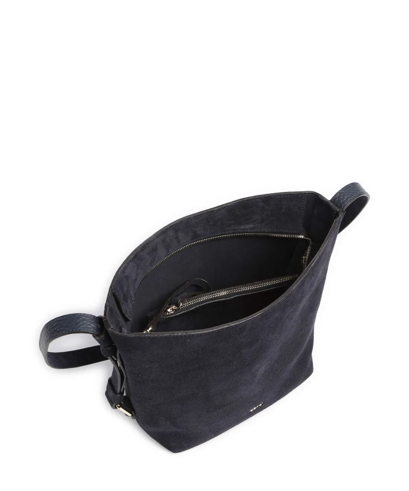 Abro Suede Cosmo Beuteltasche navy