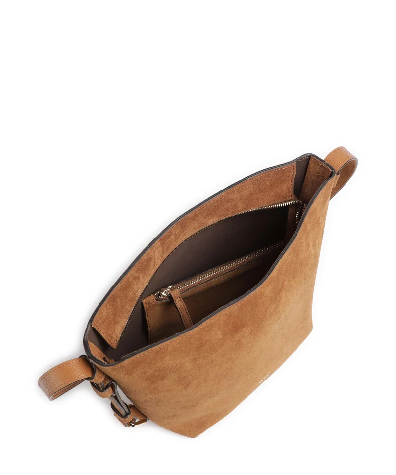 Abro Suede Cosmo Beuteltasche cuoio