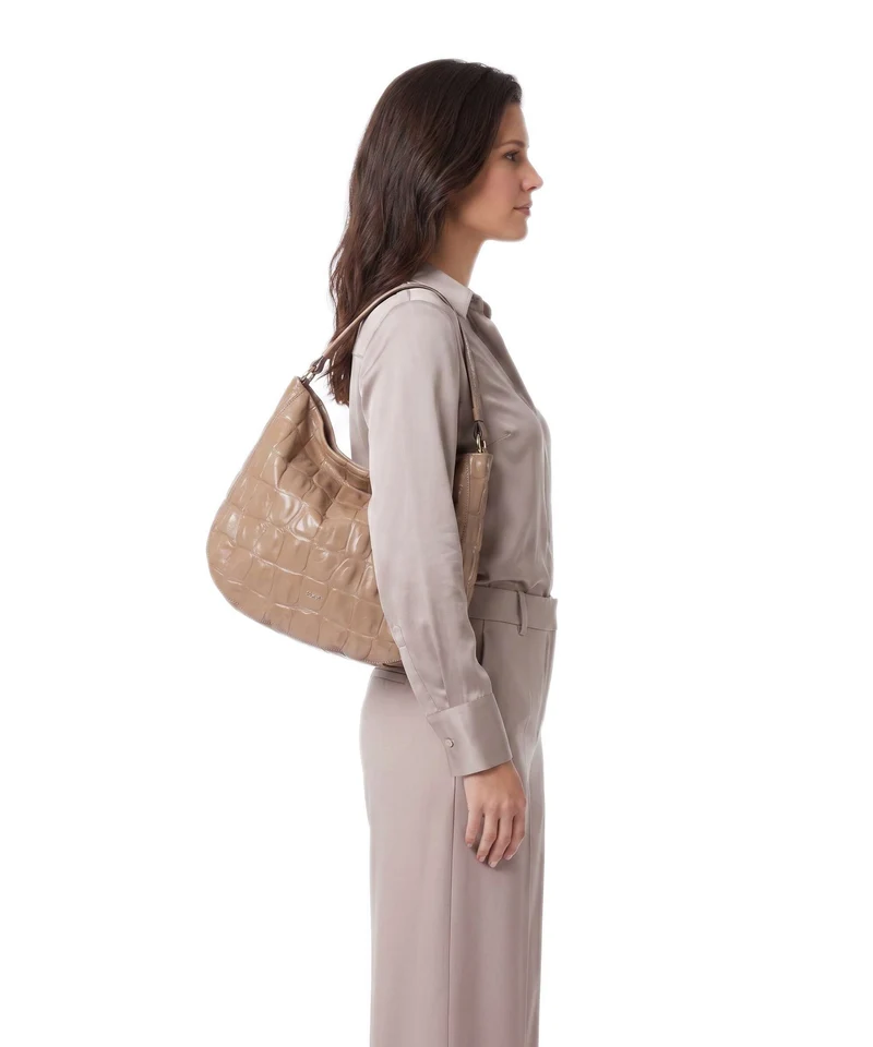 Abro Maxxi Cocco Mia Beuteltasche cappuccino