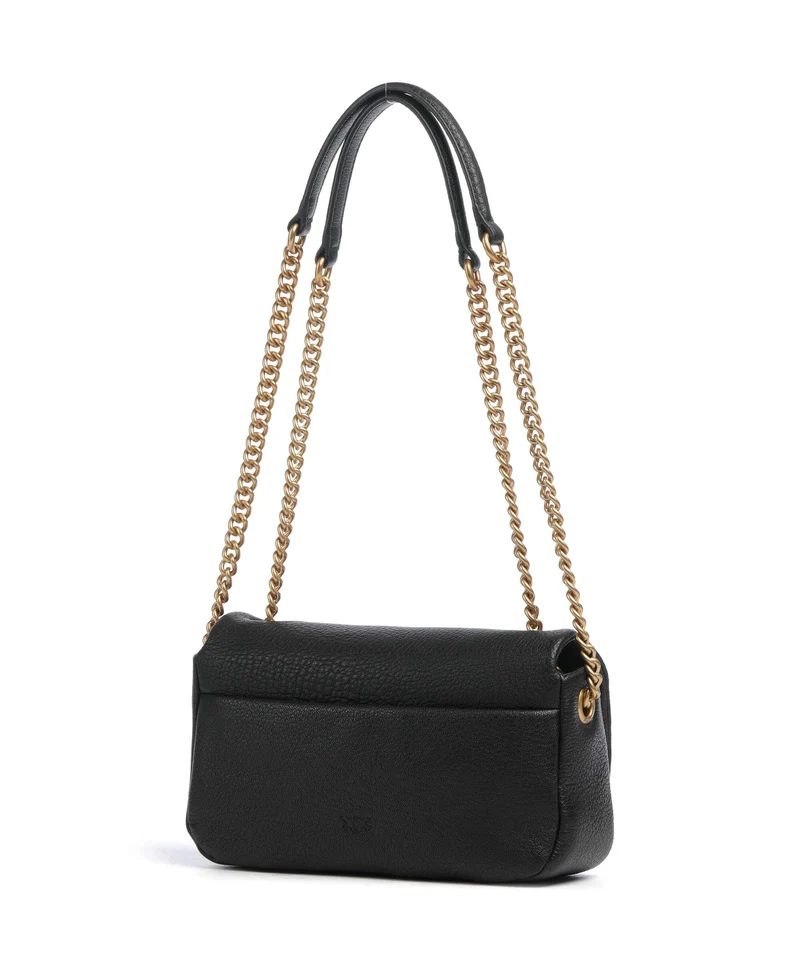 Pinko Click Soft Horizontal Chain Schultertasche nero/antique gold