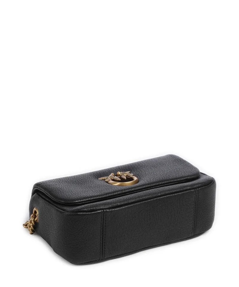 Pinko Click Soft Horizontal Chain Schultertasche nero/antique gold