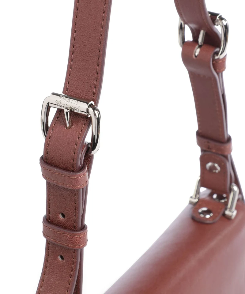 Vivienne Westwood Bianca Supple Small Schultertasche chestnut