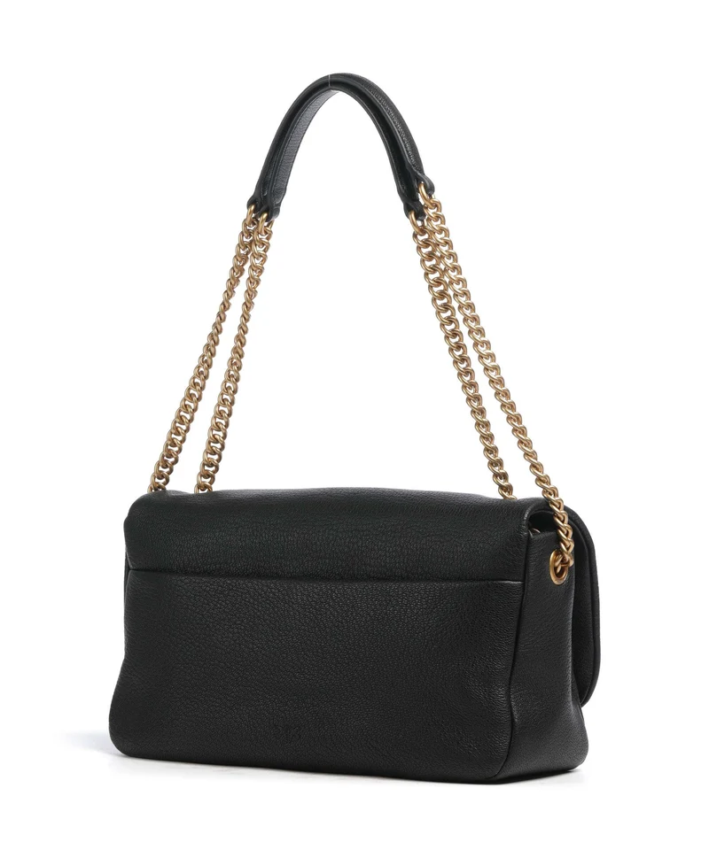Pinko Click Soft Horizontal Chain Schultertasche nero/antique gold