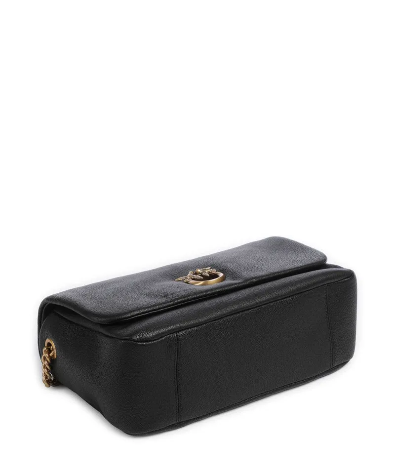Pinko Click Soft Horizontal Chain Schultertasche nero/antique gold