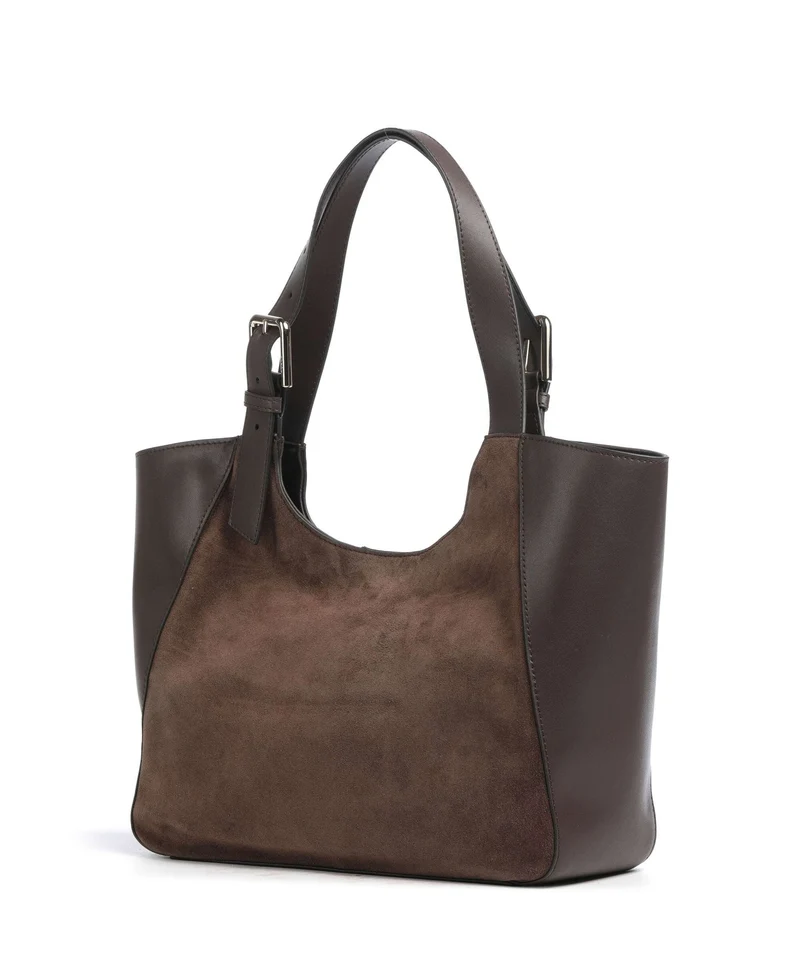 Furla Dora M Shopper toni cioccolato