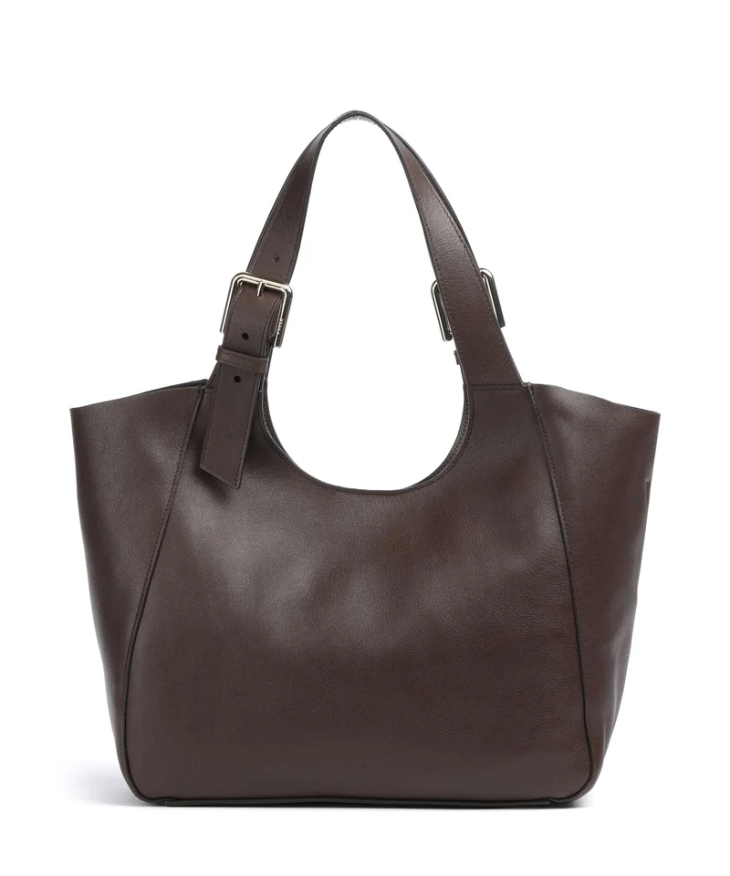 Furla Dora M Shopper dark cioccolato