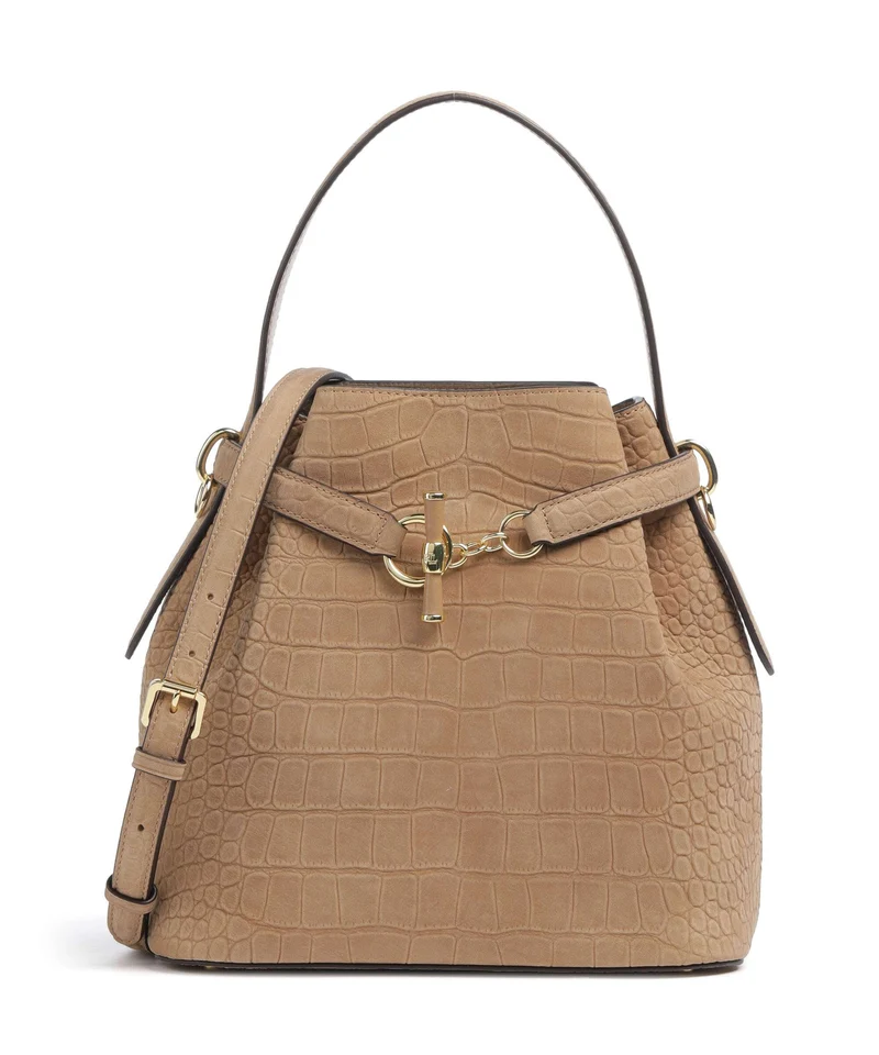 Lauren Ralph Lauren Blaike Medium Bucket Handtasche camel