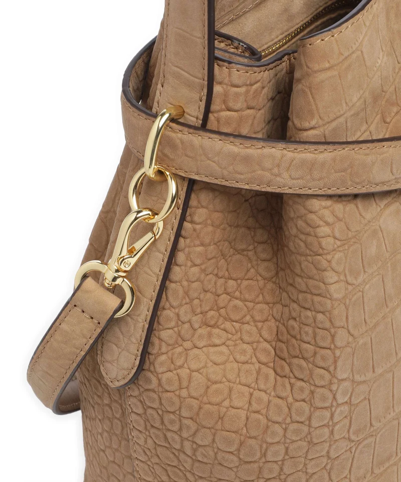 Lauren Ralph Lauren Blaike Medium Bucket Handtasche camel