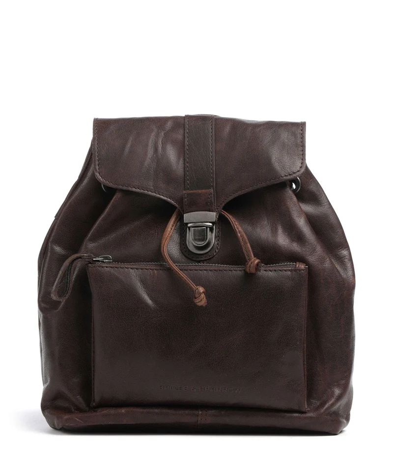 Spikes & Sparrow Bronco Tamara Rucksack dark brown