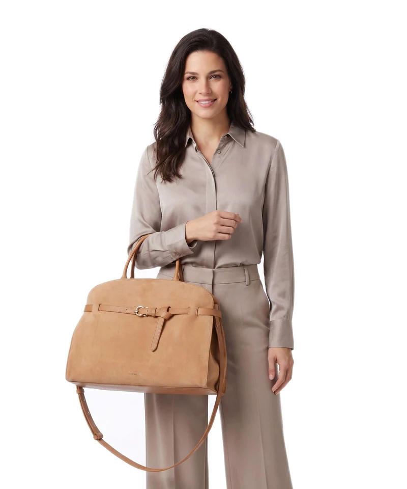 Coccinelle Sabine Suede Handtasche robin