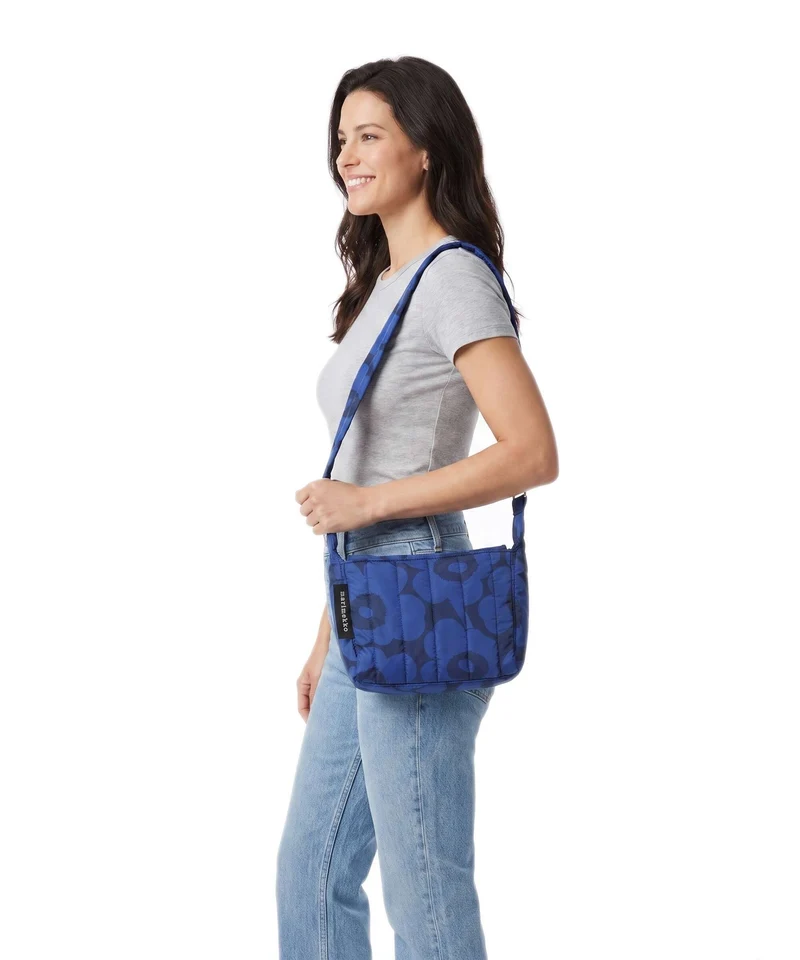 Marimekko Joy Unikko S Umhängetasche blue/dark blue