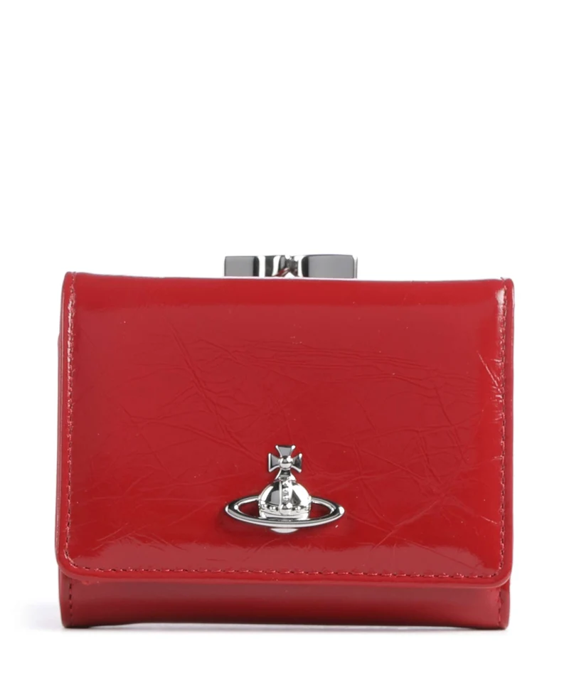Vivienne Westwood Frame Naplak Small Geldbörse red