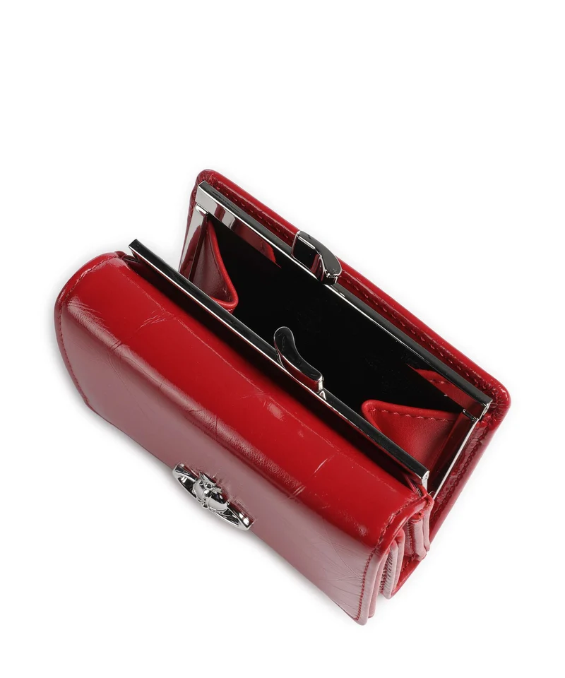 Vivienne Westwood Frame Naplak Small Geldbörse red
