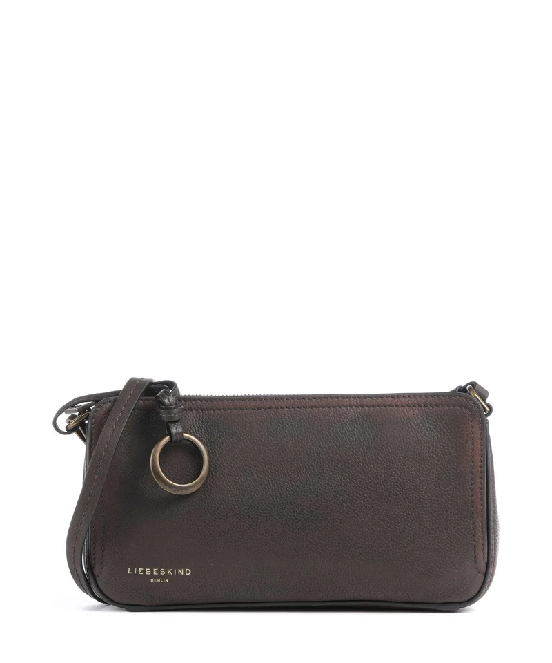 Liebeskind Clarice II Vintage Pebble M Umhängetasche deep soil