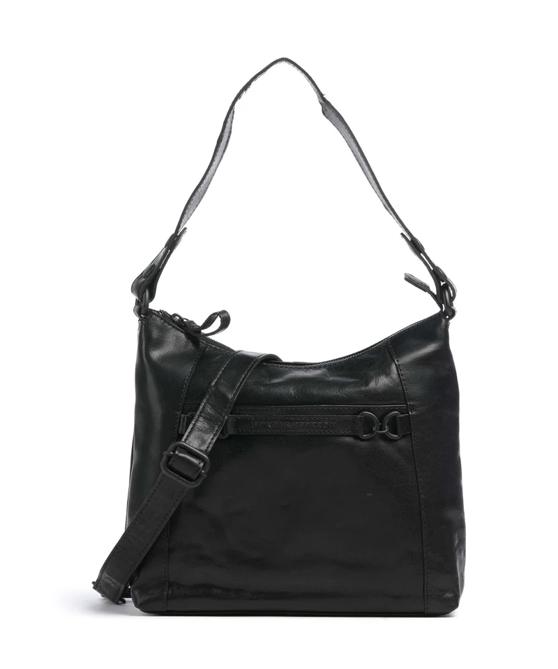 Spikes & Sparrow Bronco Delphie Beuteltasche black