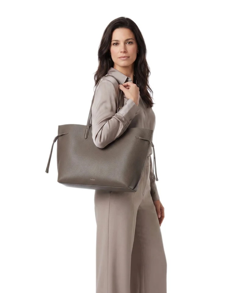 Furla Ava L Shopper mogano/cremino