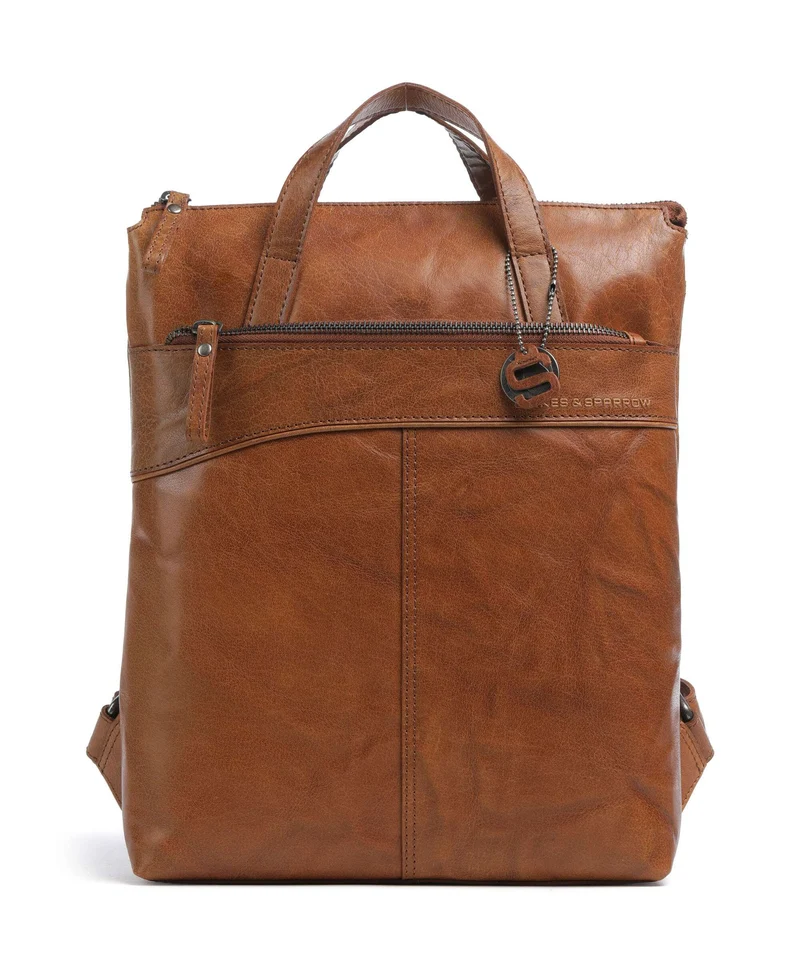 Spikes & Sparrow Bronco Claudia Rucksack brandy