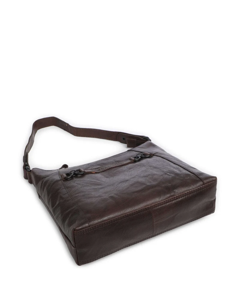 Spikes & Sparrow Bronco Delphie Beuteltasche dark brown