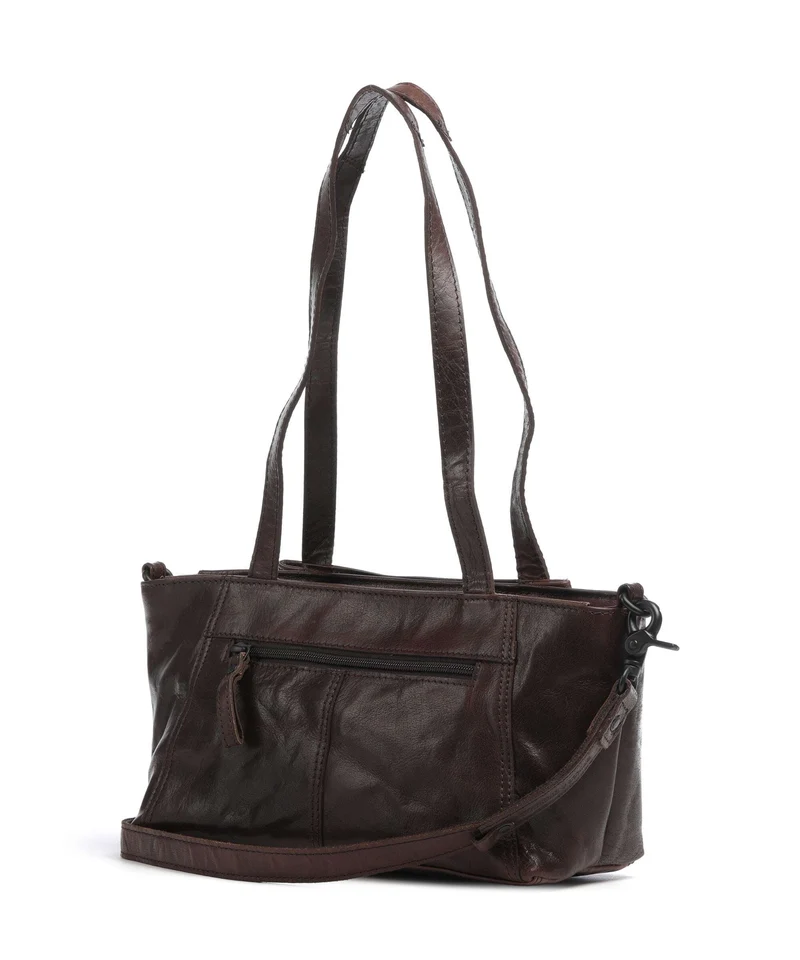 Spikes & Sparrow Bronco Starlet Schultertasche dark brown