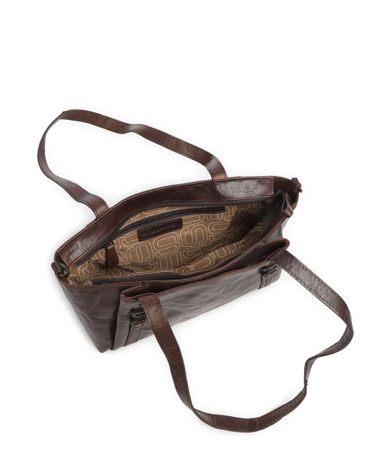 Spikes & Sparrow Bronco Starlet Schultertasche dark brown
