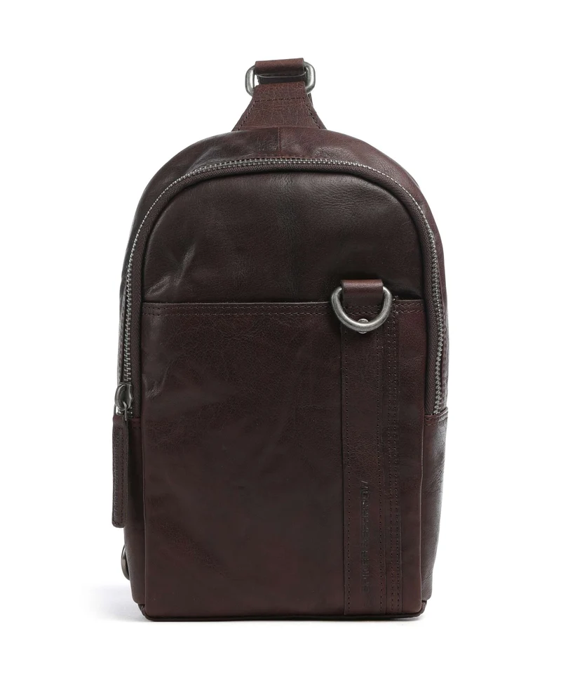 Spikes & Sparrow Bronco Washington Slingbag dark brown