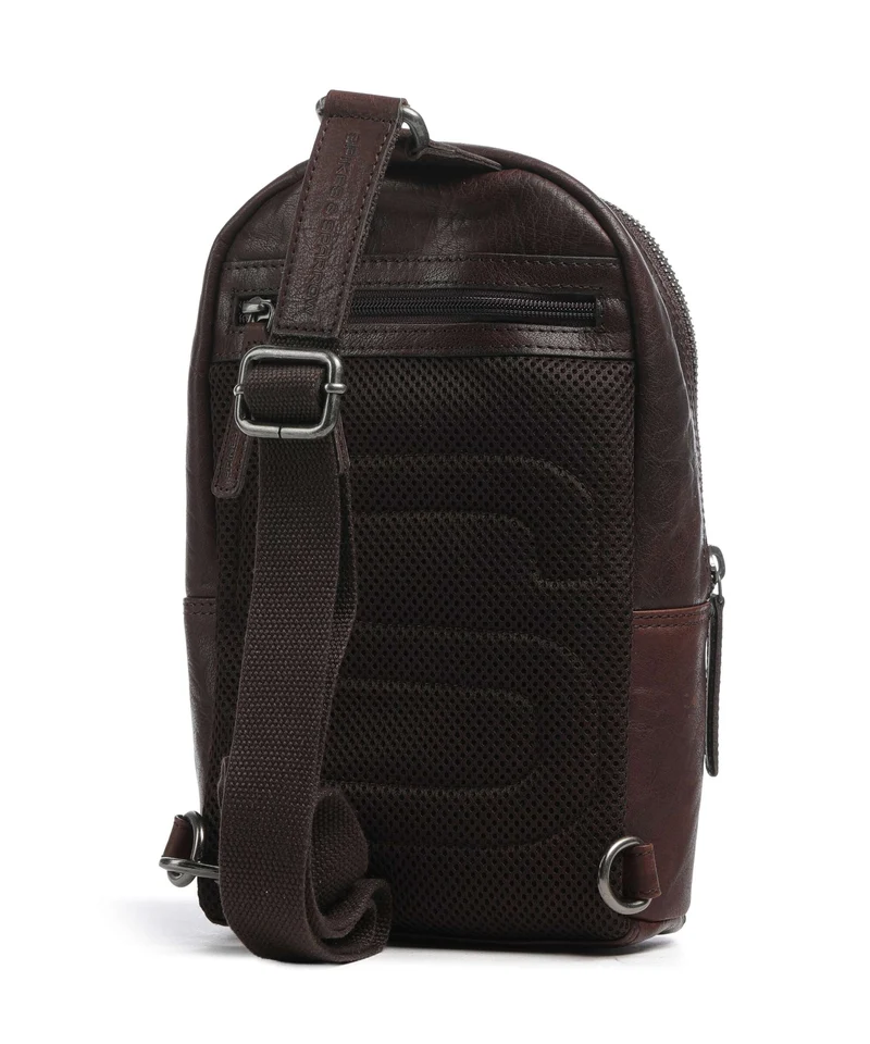 Spikes & Sparrow Bronco Washington Slingbag dark brown