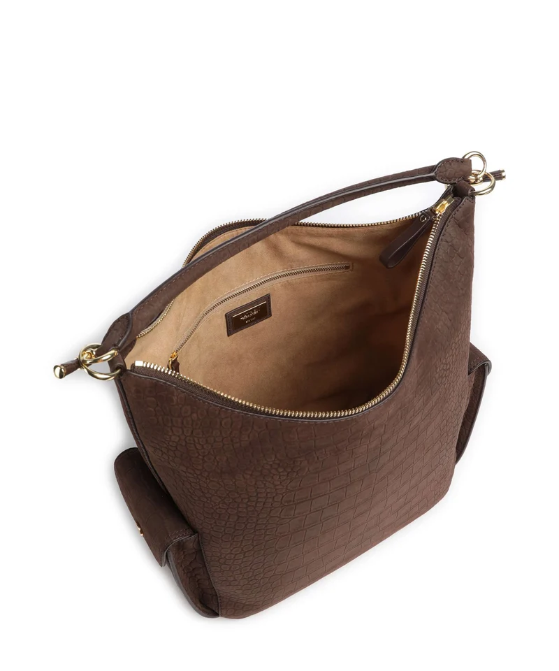 Lauren Ralph Lauren Blaike Large Beuteltasche chestnut brown
