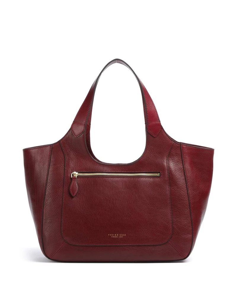 The Bridge Luce Soft Shopper barolo