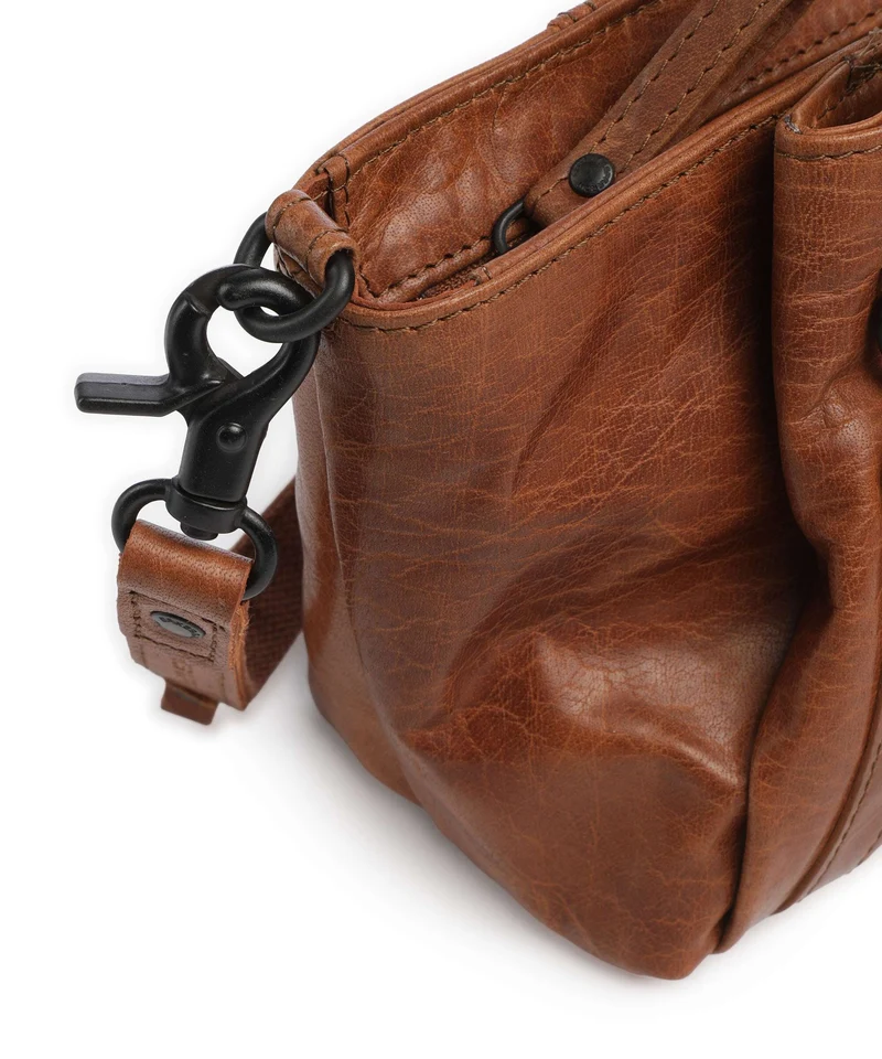 Spikes & Sparrow Bronco Starlet Schultertasche brandy