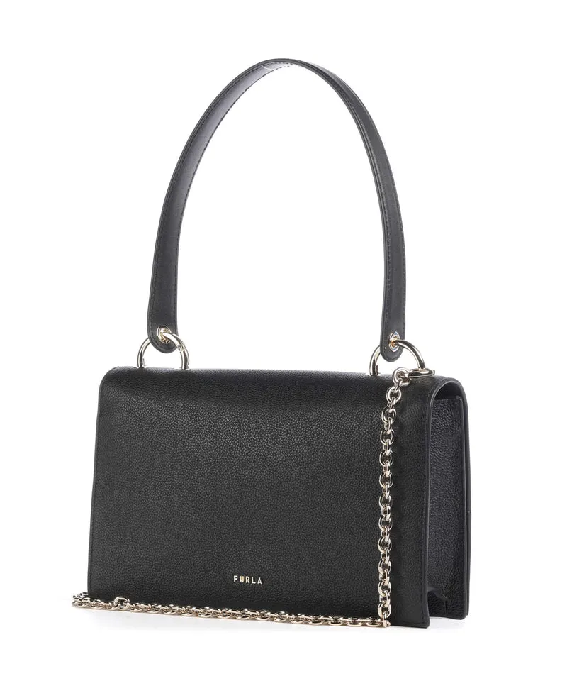 Furla Amelia M Schultertasche nero