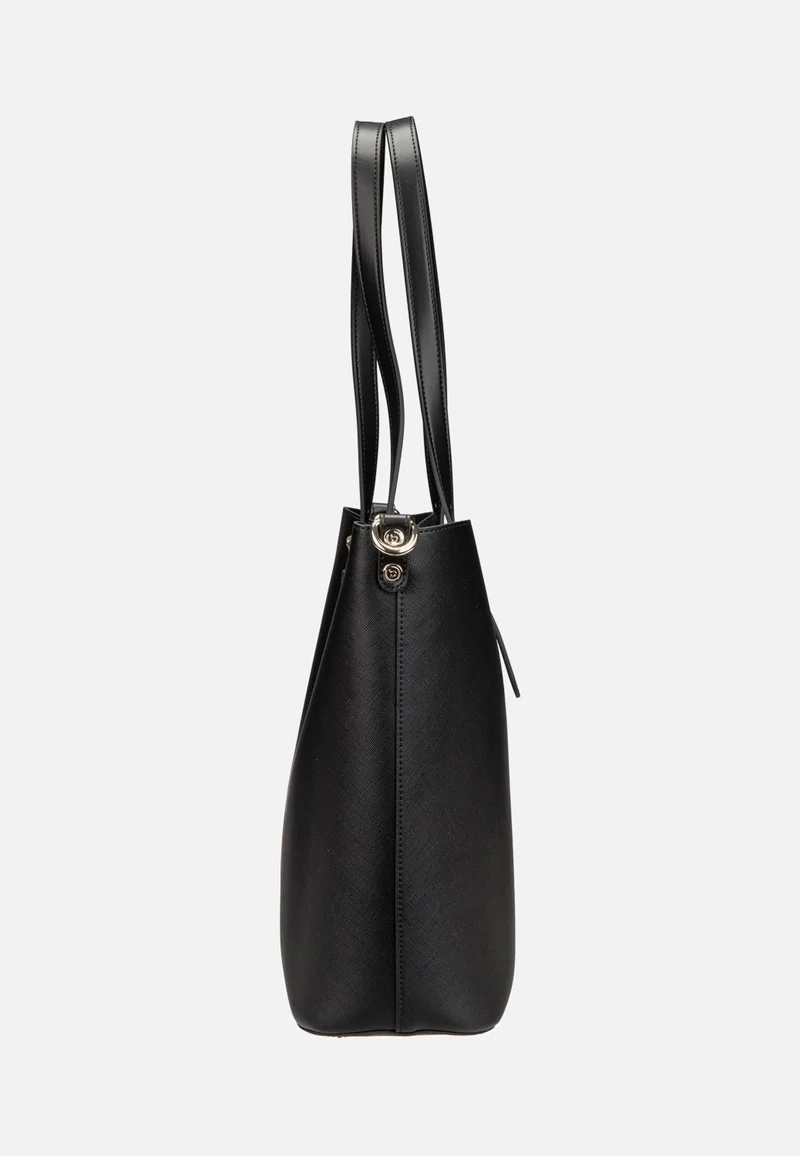 Ella Saffiano Shopper L Black - Shopper