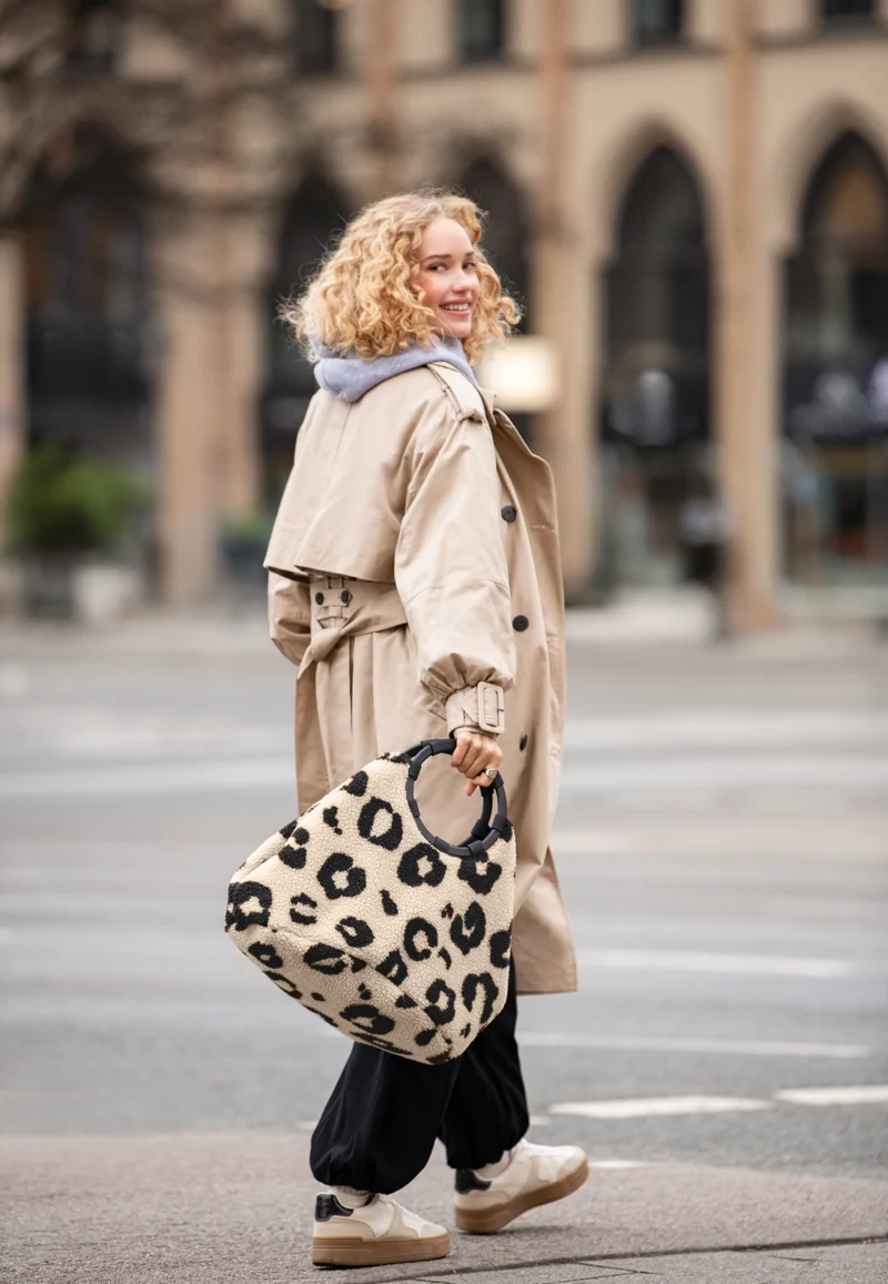 Loopbag Hobo Teddy Leo Cream - Shopper