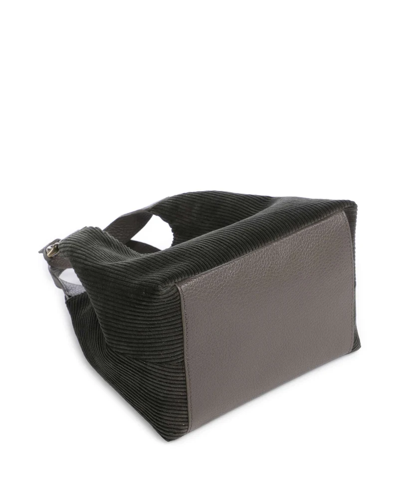 Coccinelle C-Easy Corduroy Handtasche fango