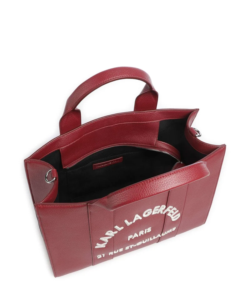 Karl Lagerfeld K/Rue St Guillaume Medium Handtasche dark cherry