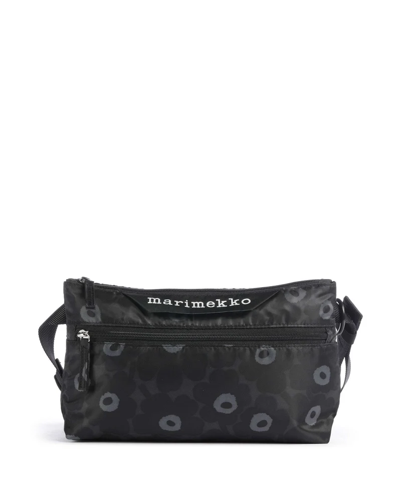Marimekko Neat Unikko S Schultertasche black/dark grey