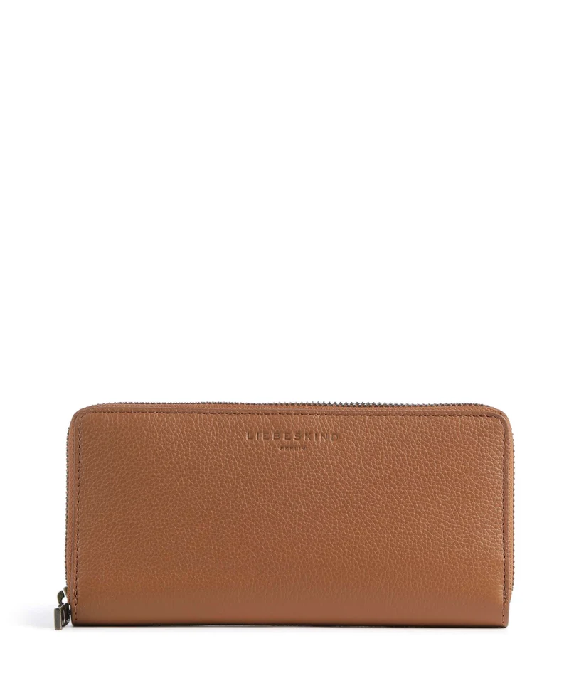 Liebeskind Gigi Small Pebble L Geldbörse cognac