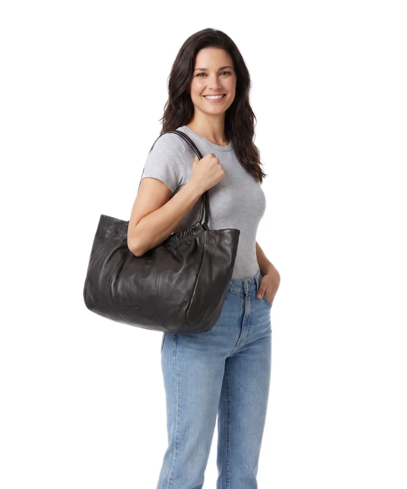 Liebeskind Cloud II Sheep Natural M Shopper deep soil