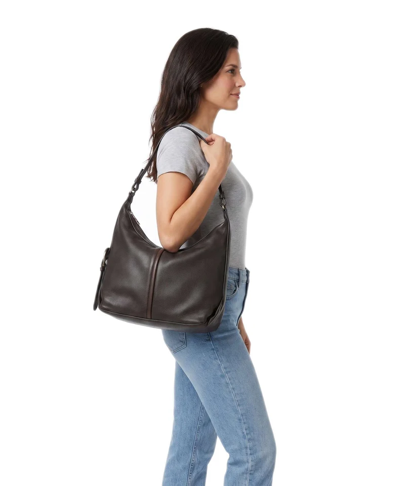 Liebeskind Paris II Vintage Pebble M Beuteltasche deep soil