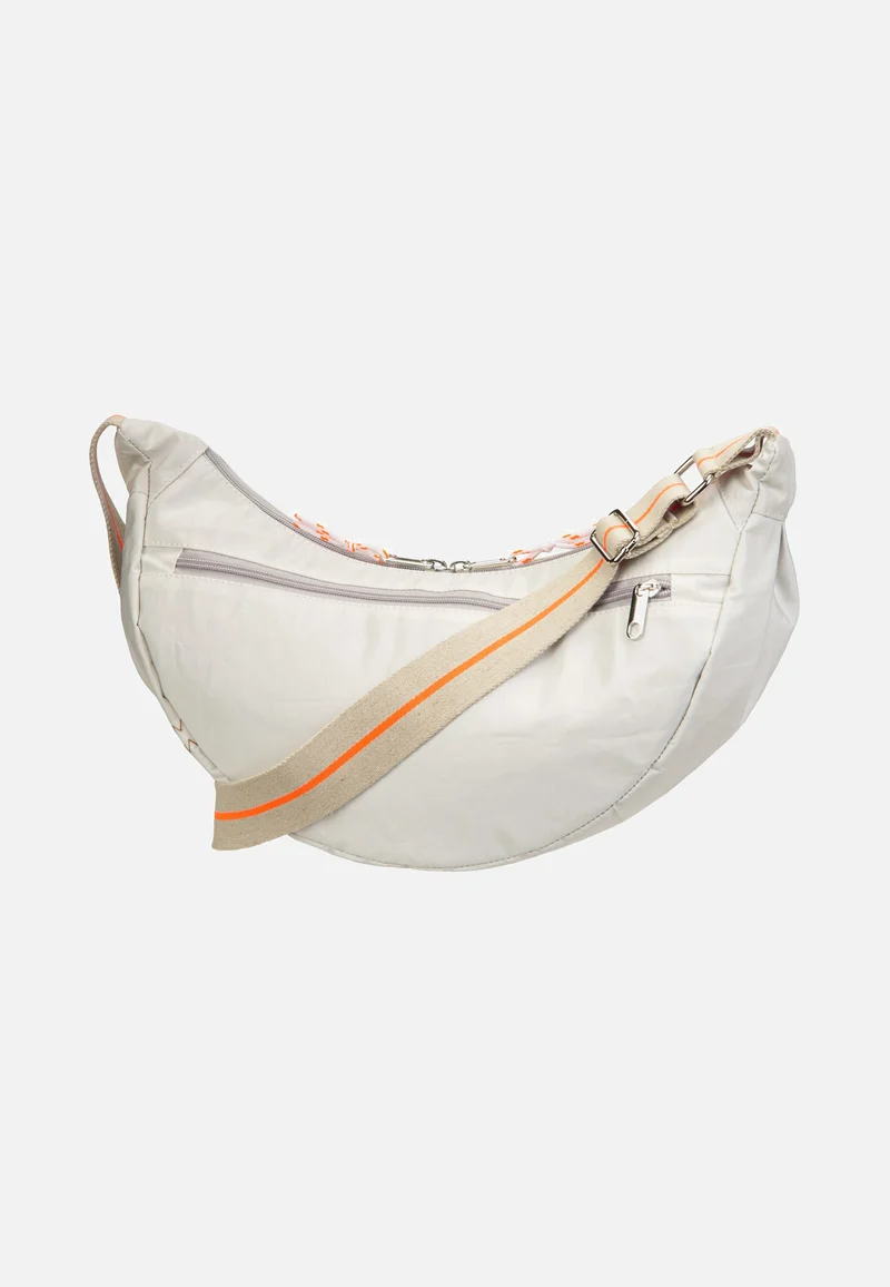 Roop L Weiss/Sand/Zahl Orange - Sling Bag