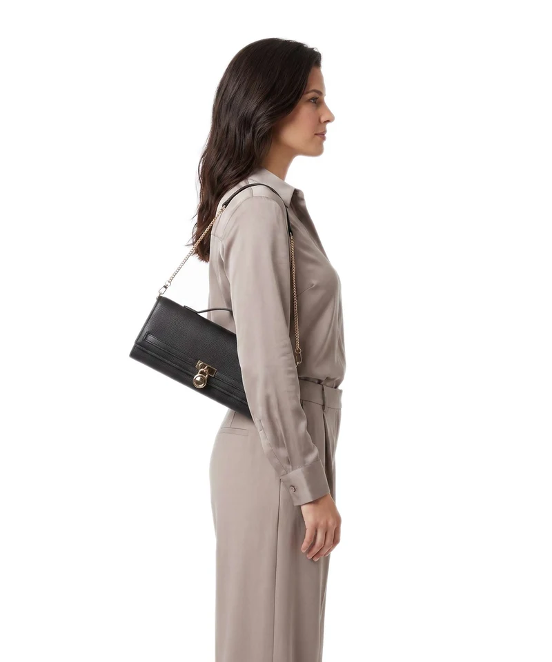 Michael Kors Hamilton Moderne Medium Schultertasche chocolate