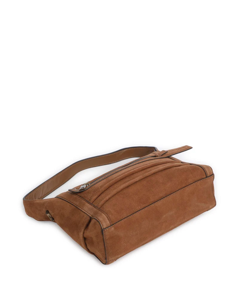 Liebeskind Delia Suede S Schultertasche brown
