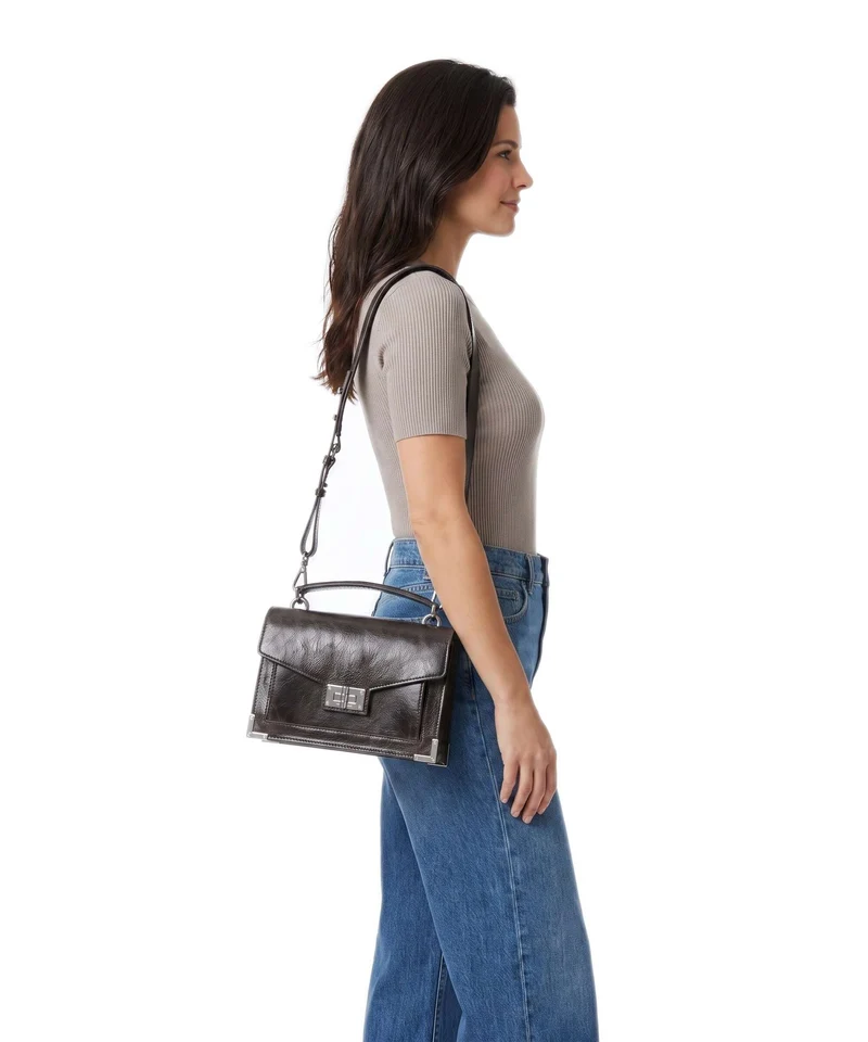 The Kooples Emily Umhängetasche brown