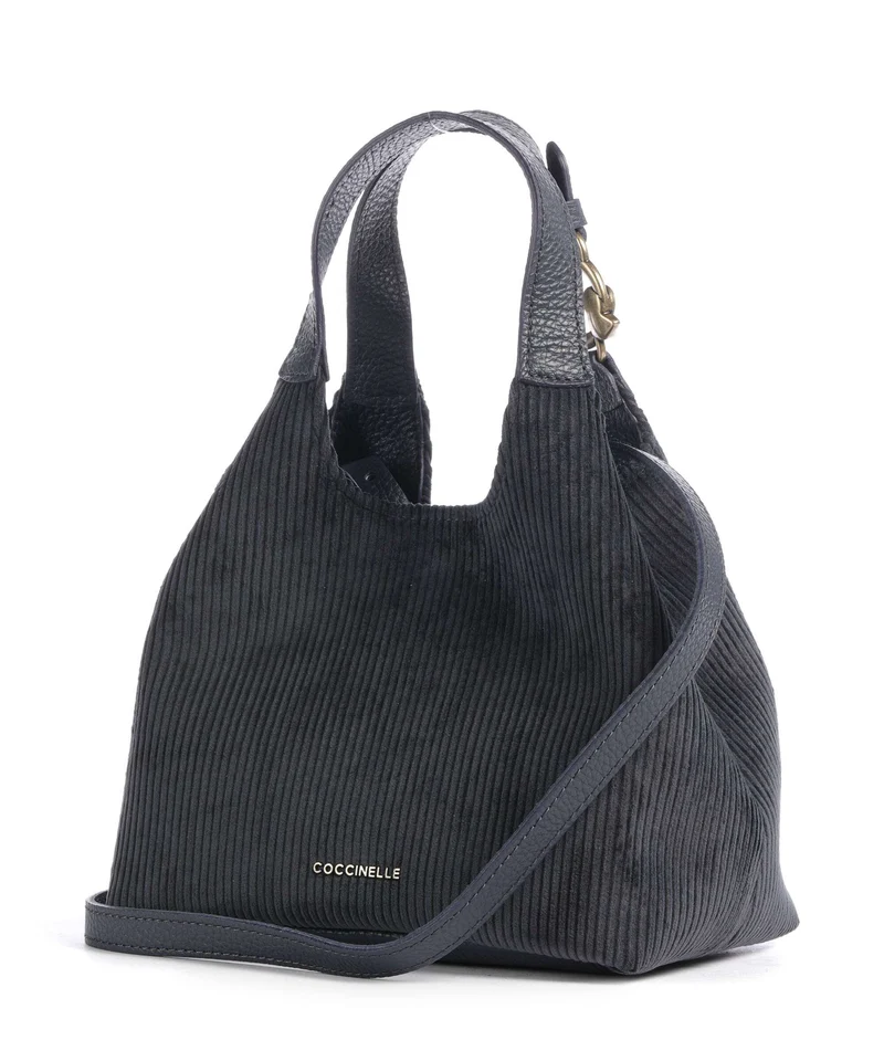 Coccinelle C-Easy Corduroy Handtasche midnight blue