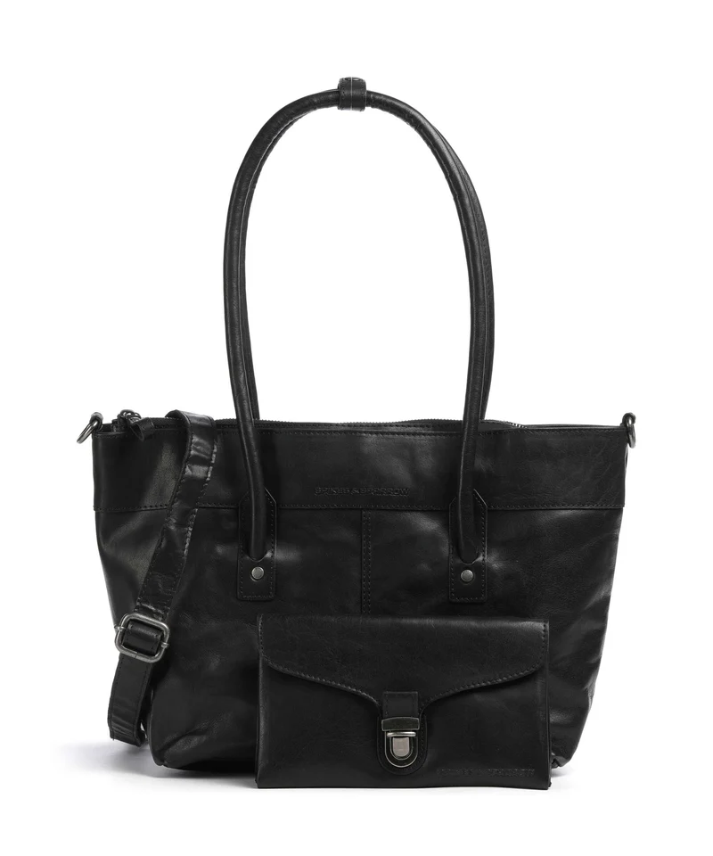 Spikes & Sparrow Bronco Yara Shopper black