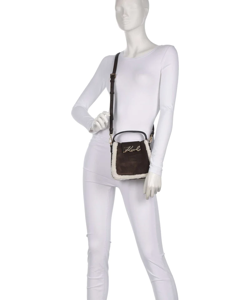 Karl Lagerfeld K/Signature Small Umhängetasche tobacco