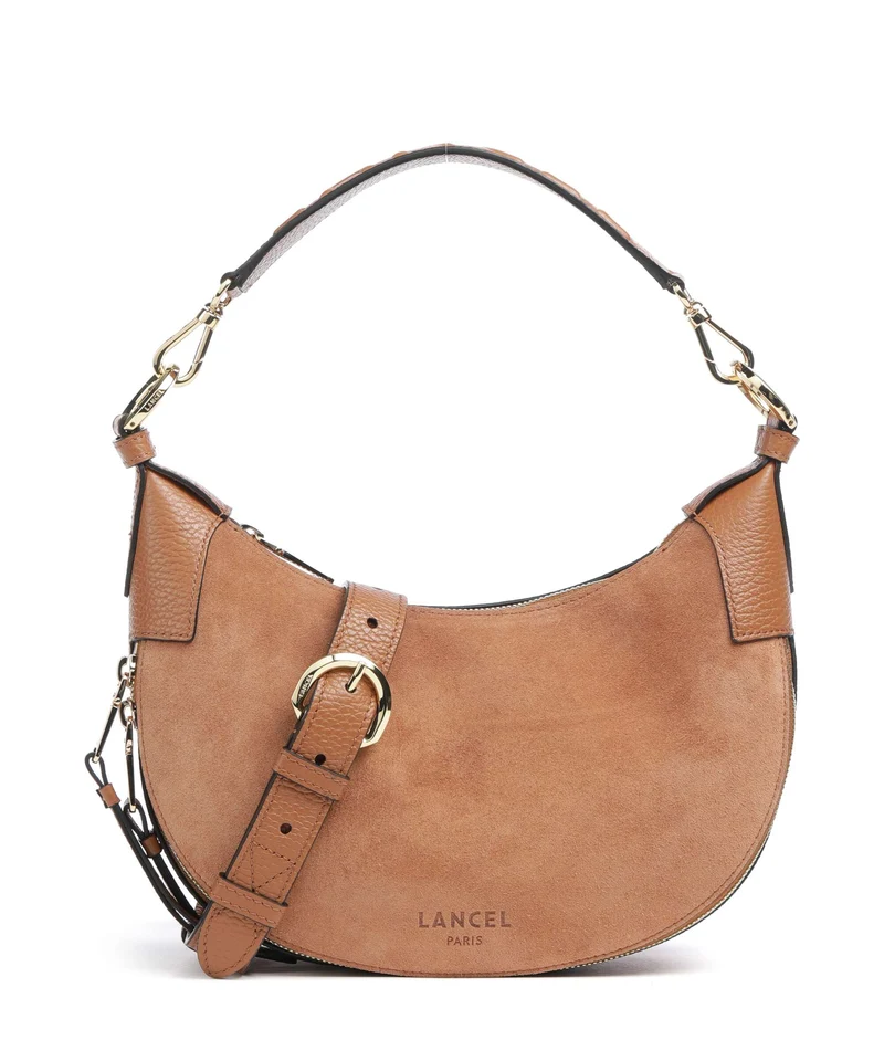 Lancel Origami S Beuteltasche camel